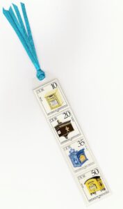 Mailbox Stamp Bookmark Laminated