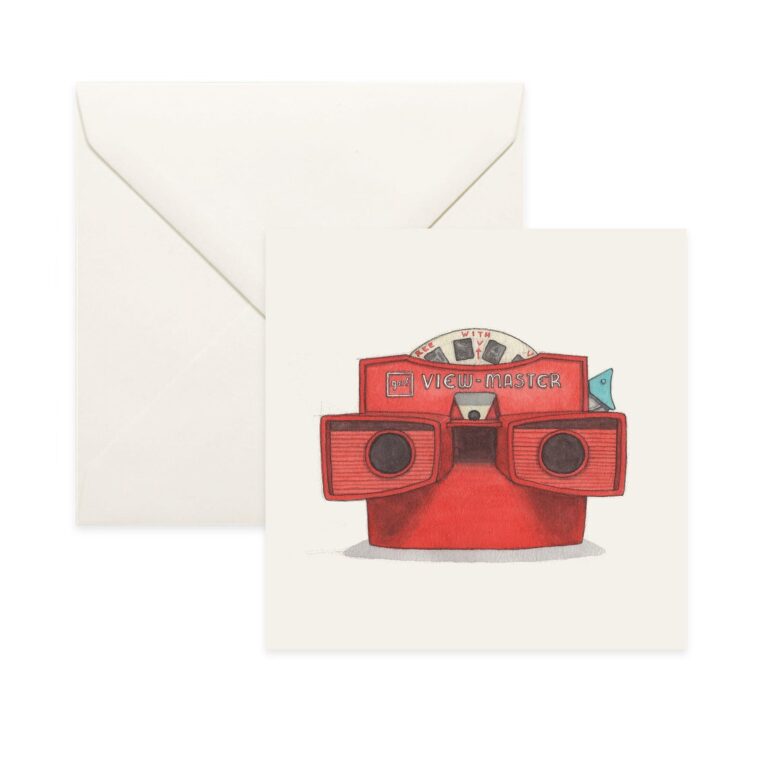 YeesanLoh Retro Objects Viewmaster Notecard