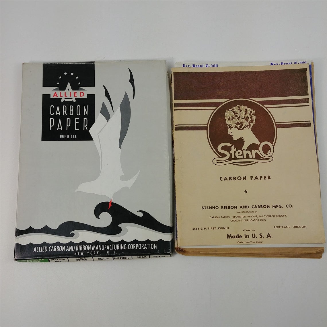 Carbon Paper Typing Creativity (while waiting on typewriter ribbon to