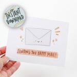 Read more about the article Sending You Happy Mail Postcard Printable