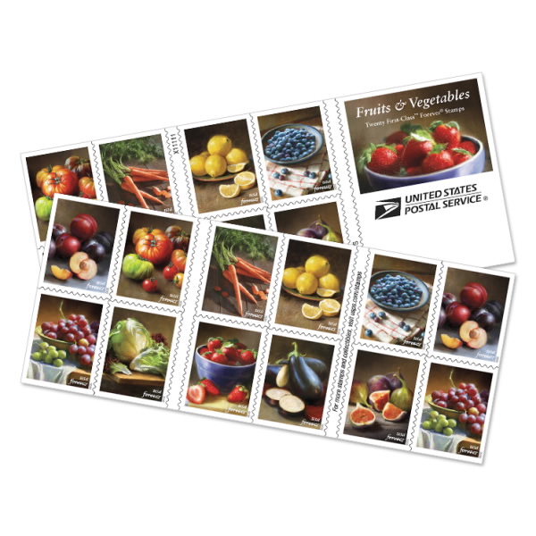 Fruits and Vegetables stamps USPS 682704-Z0