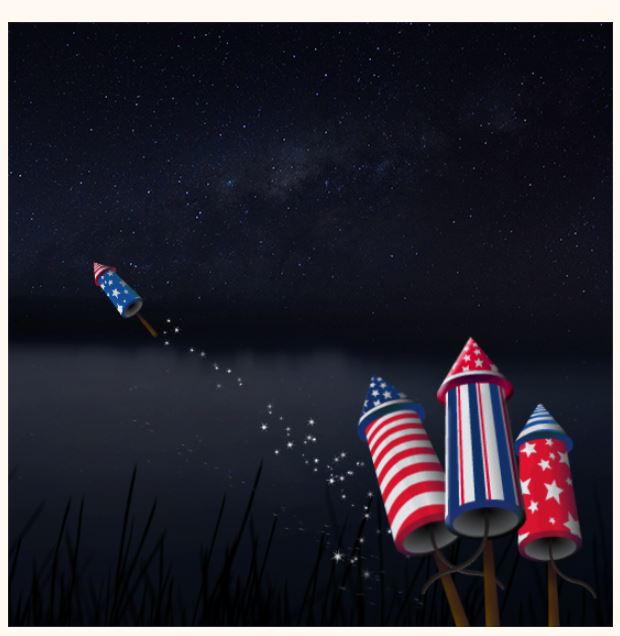 BlueMountain July 4th ecard Have A Blast Interactive