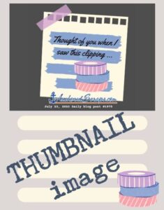 Thought Of You When I Saw This Clipping Printable (thumbnail)