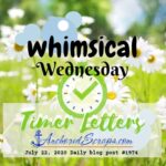 Read more about the article Whimsical Wednesday Timer Letters and Printable