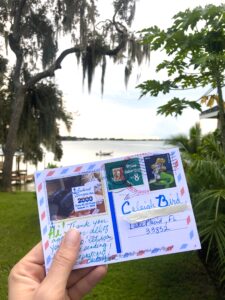 Genuine Souvenir postcard AnchoredScraps #2000 Daily Blog Post Milestone
