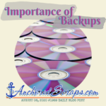 Read more about the article Importance Of Backups (& Daily Blog Post #1989!)