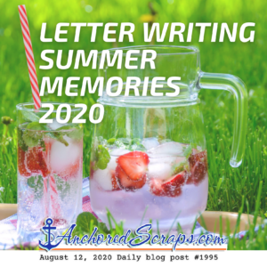 Letter Writing Summer Memories 2020