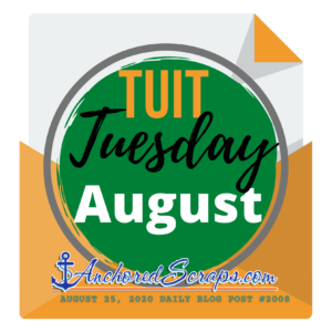 RoundTuit Tuesday August Printable