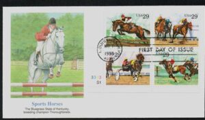 Sporting Horses 1993 Cachet