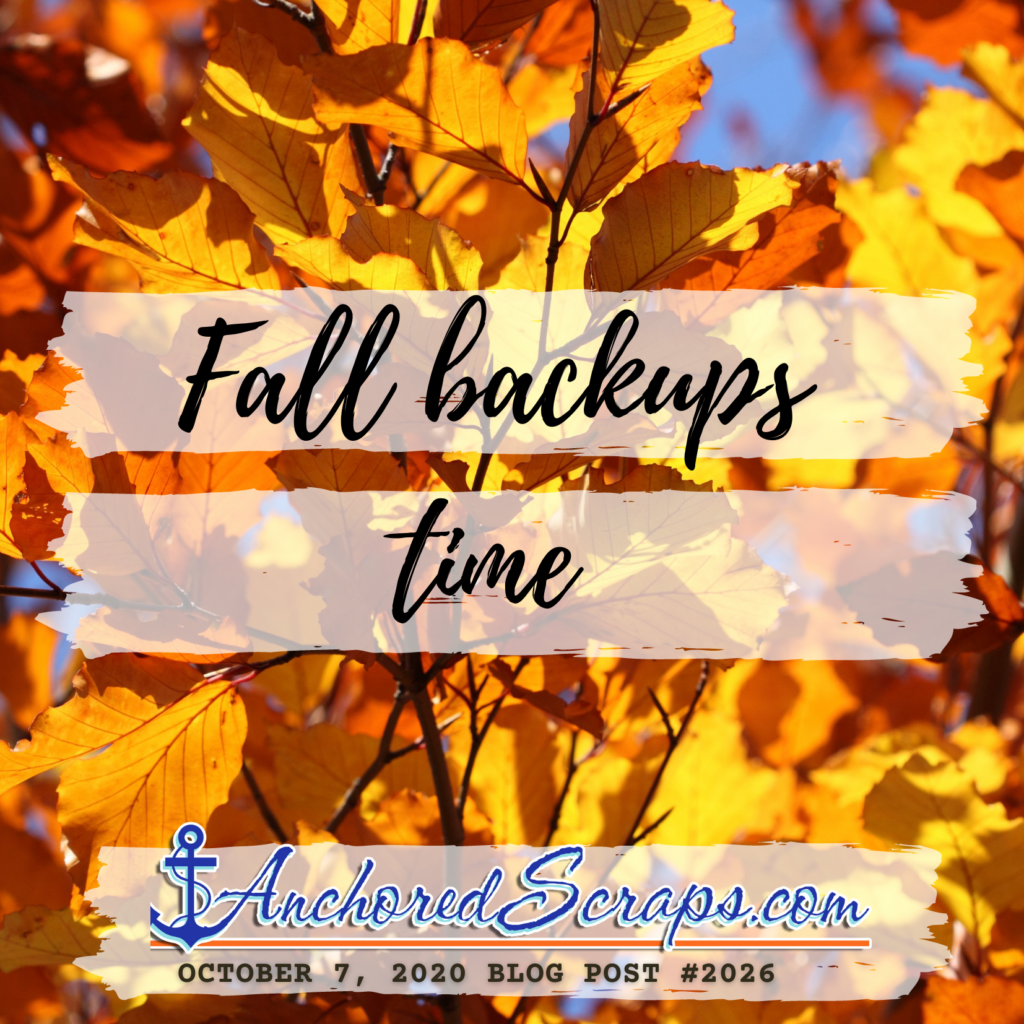 fall time backups