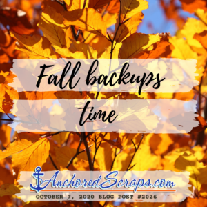 fall time backups