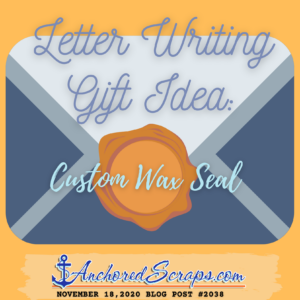 Letter Writing Gift Idea Custom Wax Seal #2038