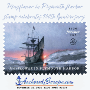 USPS Mayflower in Plymouth Harbor Forever Stamp celebrates 400th Anniversary #2039