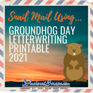 Groundhog Day Letterwriting Printable