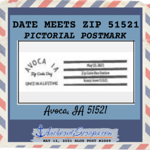 date meets zip 51521 pictorial postmark