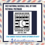 Read more about the article 2021 National Baseball Hall of Fame Pictorial Postmark DATE