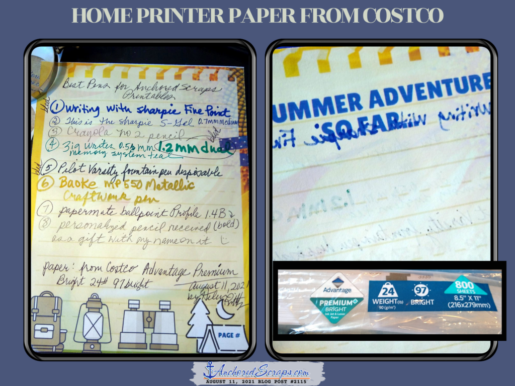 home printer paper from costo