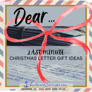 Last minute Christmas letter gift ideas