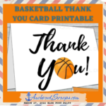 Read more about the article Basketball Thank You Card Printable