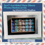 Read more about the article Surf tumbled Sea Glass Photo Notecards by WaterColorSkyBlue