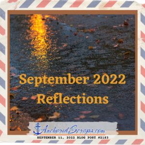 September 2022 Reflections