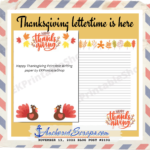 Read more about the article Thanksgiving lettertime is here