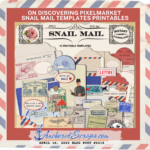 Read more about the article On Discovering PixelMarket Snail Mail templates printables