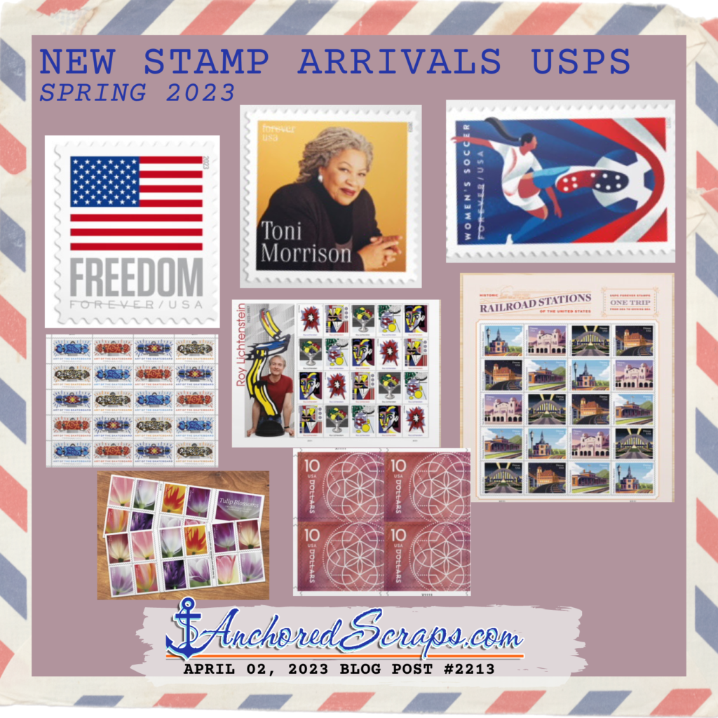 New Stamp Arrivals USPS Spring 2023