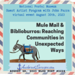 Read more about the article Mule Mail & Biblioburros program hosted by National Postal Museum Guest Artist Program with John Parra