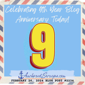 Celebrating 9th Year Blog Anniversary Today!